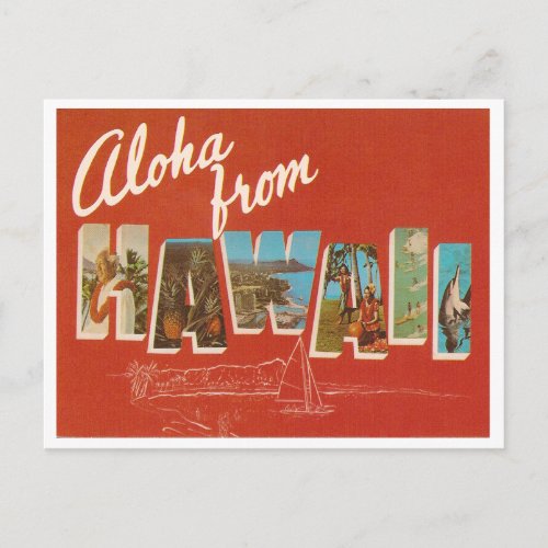 Vintage Hawaii Postcard