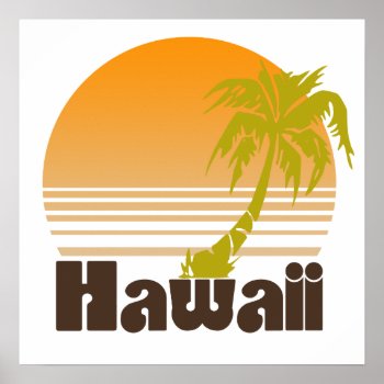 Vintage Hawaii Poster by Hipster_Farms at Zazzle
