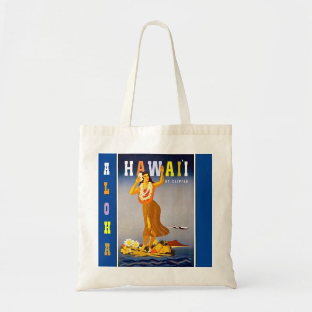 Vintage Hawaii Tote Bag (Front)