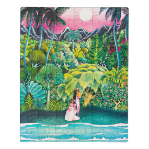 Vintage Hawaii Travel Jigsaw Puzzle