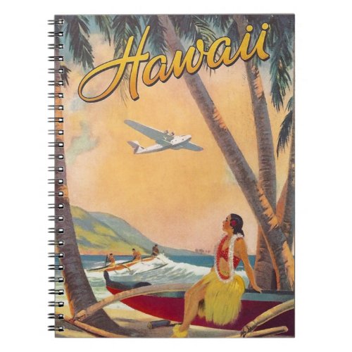 Vintage Hawaii Travel Notebook