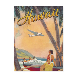 Vintage Hawaii Travel Postcard