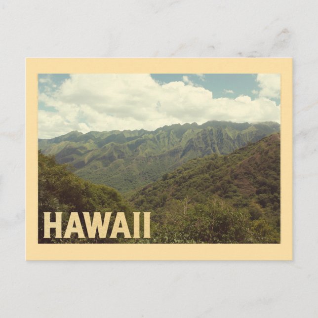 Vintage Hawaii Travel Postcard (Front)