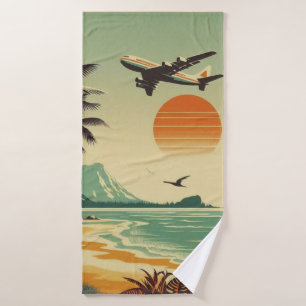 Vintage Hawaii/Tropical Bath Towel