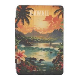 Vintage Hawaii Tropical Beach Travel iPad Mini Cover