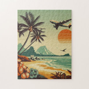 Vintage Hawaii/Tropical Jigsaw Puzzle