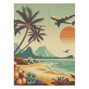 Vintage Hawaii/Tropical Tablecloth