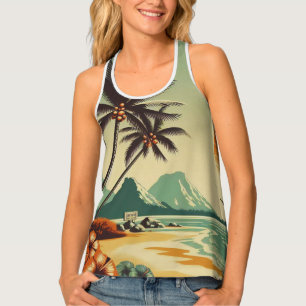 Vintage Hawaii/Tropical Tank Top