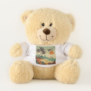 Vintage Hawaii/Tropical  Teddy Bear