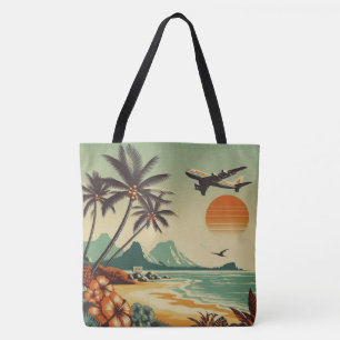 Vintage Hawaii/Tropical Tote Bag
