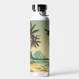 Vintage Hawaii/Tropical Water Bottle