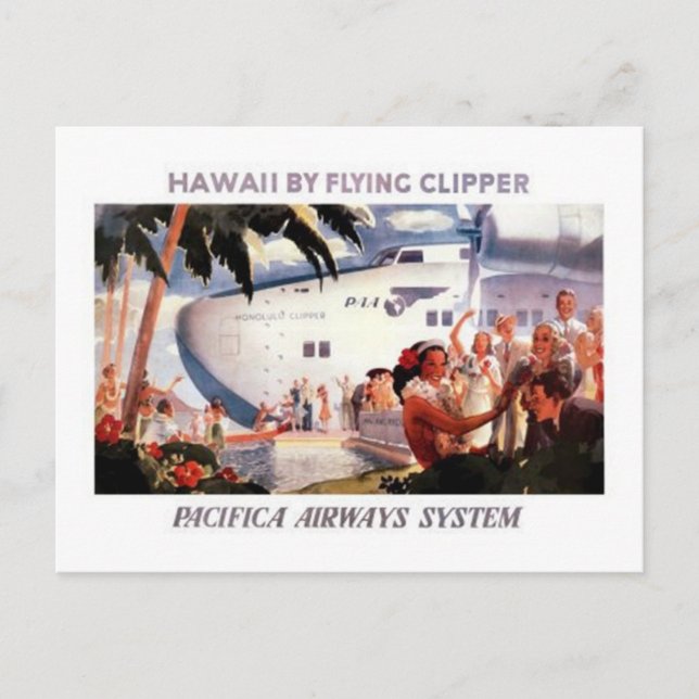 Vintage Hawaii, USA - Postcard (Front)