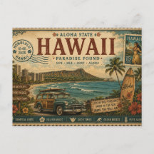Vintage Hawaii Vacation Souvenir