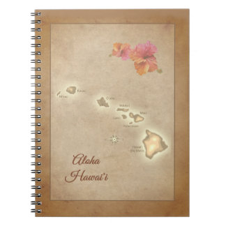 Vintage Hawaiian Islands Aloha Notebook