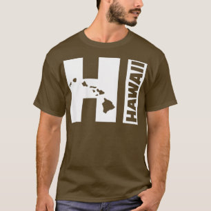 Vintage Hawaiian Islands  Hawaii Aloha State  T-Shirt