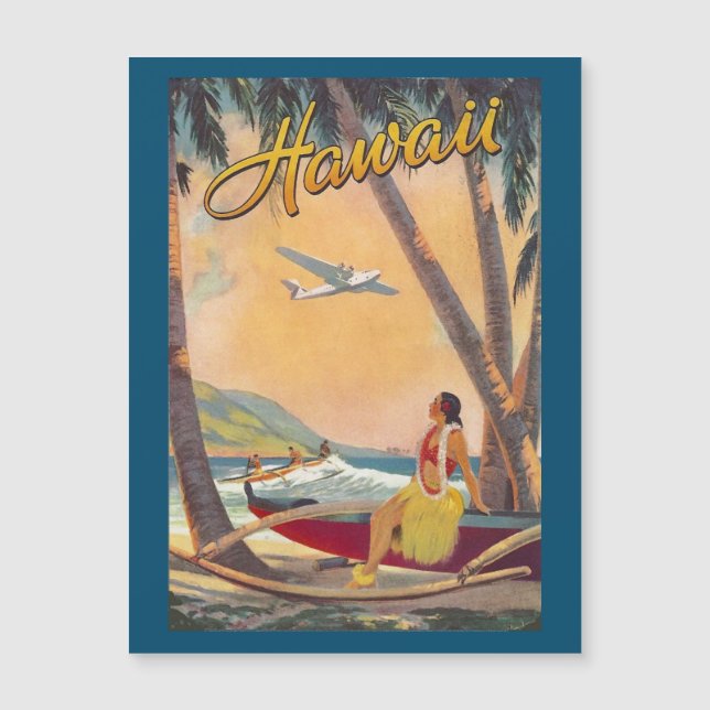 Vintage Hawaiian Islands Travel Aloha Pacific (Front)