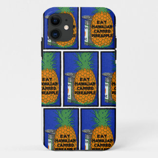 Vintage Hawaiian Pineapple iPhone 11 Case