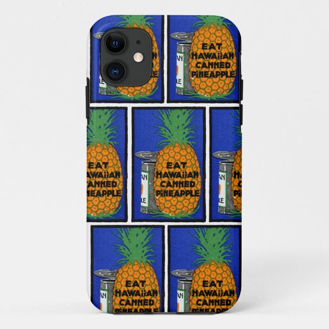 Vintage Hawaiian Pineapple Case-Mate iPhone Case (Back)
