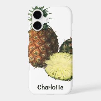Vintage Hawaiian Pineapples, Organic Food Fruit iPhone 17 Case