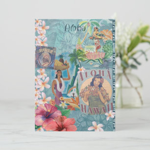 Vintage Hawaiian Scrapbook: Memories Holiday Card