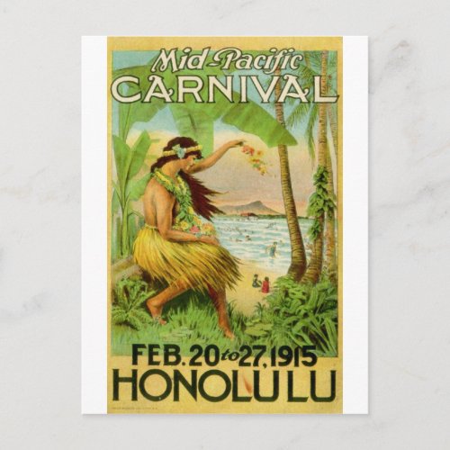 Vintage Hawaiian Travel Postcard