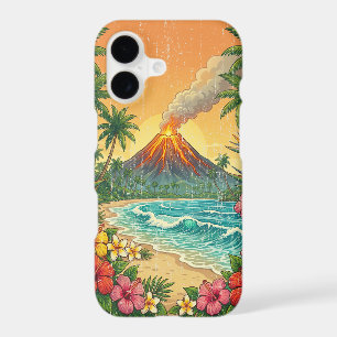 Vintage Hawaiian Travel Posters - Hawaii Island iPhone 17 Case