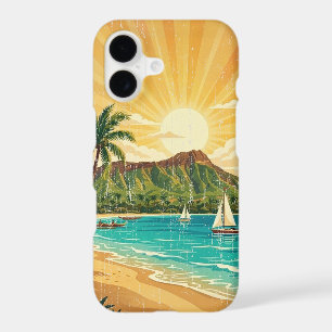 Vintage Hawaiian Travel Posters - Oahu iPhone 17 Case