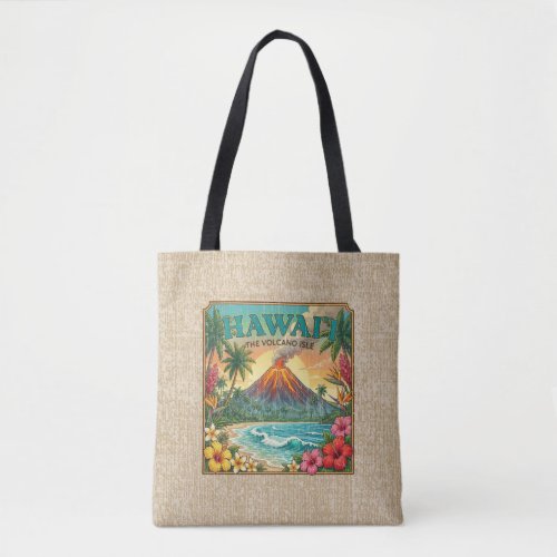 Vintage Hawaiian Travel Posters - Reversible  Tote Bag