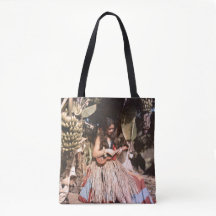 Vintage Hawaiian Wahine Hula Girl