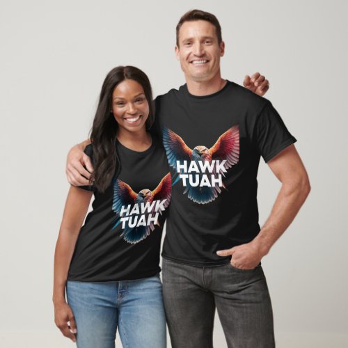  Vintage Hawk Tuah Retro T_Shirt Design