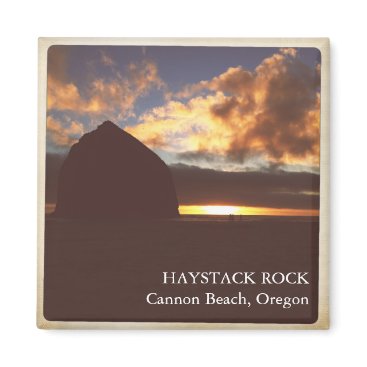 Vintage Haystack Rock Oregon 2 inch Magnet Vintage Haystack Rock Oregon 2 inch Magnet