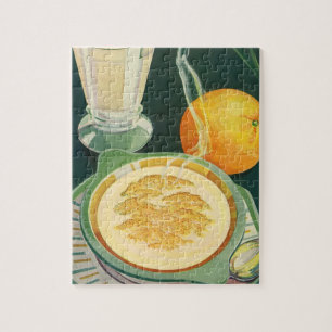 Vintage Health Foods, Beverages, Healthy Breakfast Jigsaw Puzzle