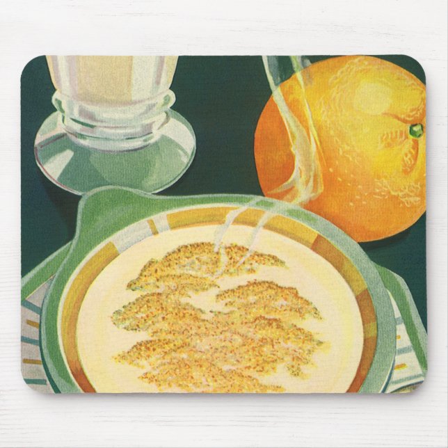 Vintage Health Foods, Beverages, Healthy Breakfast Mouse Pad (Front)