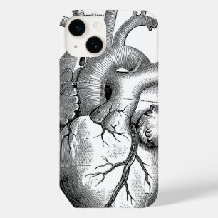 Vintage Heart Anatomy   Customizable Case-Mate iPhone 14 Case