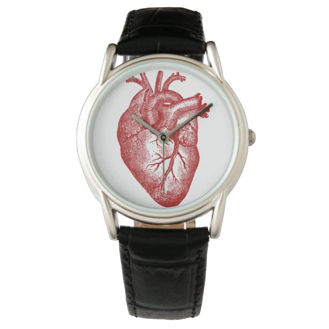 Vintage Heart Anatomy Watch (Front)