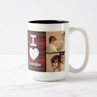 Vintage Heart Custom Photo Mug