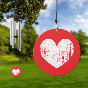 Vintage heart design custom wind chime