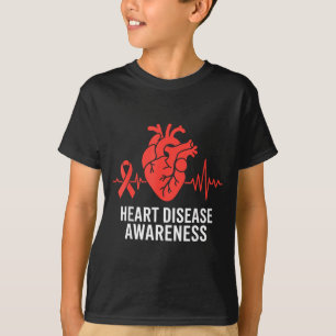 Vintage Heart Disease Awareness Heart Recovery Men T-Shirt