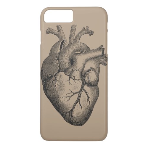 Vintage Heart Illustration iPhone 8 Plus7 Plus Case
