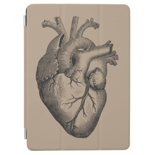 Vintage Heart Illustration iPad Air Cover