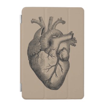 Vintage Heart Illustration Ipad Mini Cover by ThinxShop at Zazzle
