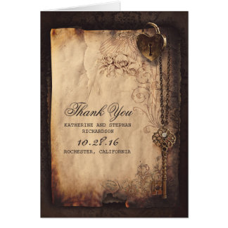 Vintage Wedding Thank You Cards 9