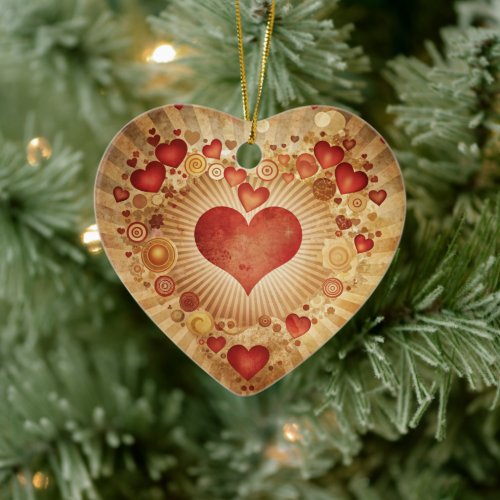 Vintage Heart Ornament