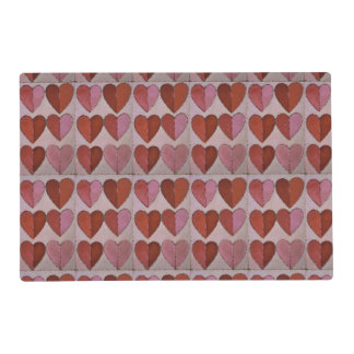 Vintage Heart Pattern Placemat