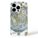 Vintage Heart Shaped Antique World Map Peter Apian Case-Mate iPhone 14 Pro Case