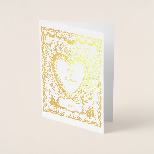 Vintage Heart Shaped Lace Template (Front)