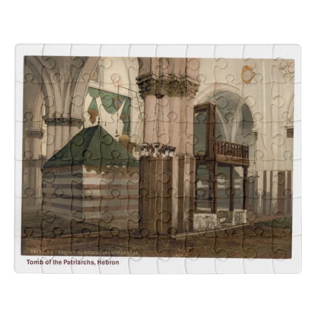 Vintage Hebron Jigsaw – Old Testament Holy Land Puzzle (Puzzle Horizontal)