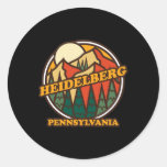 Vintage Heidelberg  Classic Round Sticker