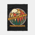 Vintage Heidelberg  Fleece Blanket