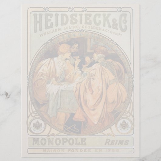 Vintage Heidsieck & Co Monopole Reims Wine Label (Front)